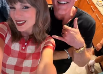Pat McAfee reveals embarrassing faux pas when he met Taylor Swift in Chiefs VIP suite: ‘Sweat all over her’